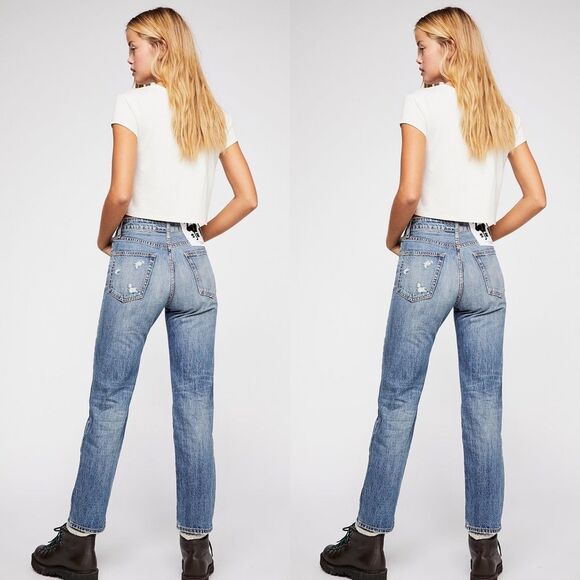 Free People x Sandrine Rose Janis Jeans - Picture 2 of 4